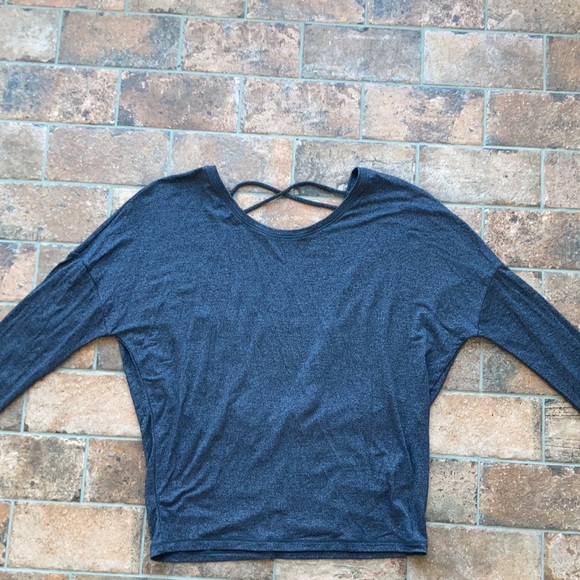 Lucy long sleeve Core-up open back yoga top - Picture 2 of 9